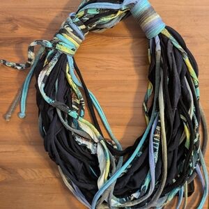 Multicolor Fabric Necklace
